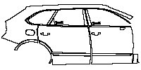 (right) Door+Rear Fender+Side Skirt