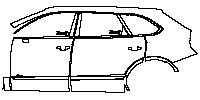 (left) Door+Rear Fender+Side Skirt