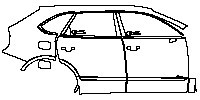 (right) Door+Rear Fender+Side Skirt