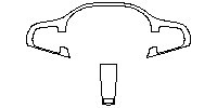 BMW X3 Interior 2011 - Steering Wheel (for M Sport only)