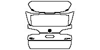 BMW X5 Standard Wheelbase 2014 - Trunk Lid (with X5 and xDrive 40i emblems)