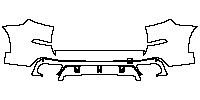 BMW X5 Standard Wheelbase 2014 - Rear Bumper