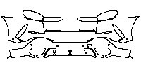 BMW X6 M50i 2020 - Rear Bumper+Taillamp