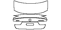 BMW 3 Series Sedan 2020 - Trunk Lid (with M Performance Package , with ''xDrive'' and ''M340i'' emblems)