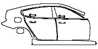 (right) Door+B Pillar+Rear Fender+Side Skirt