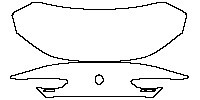 BMW 8 Series Gran Coupe 2019 - Trunk Lid (with "xDrive" and "840i" emblems)