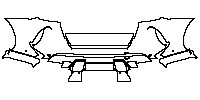 BMW X6 X6 M 2010 - Rear Bumper