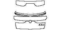 BMW X6 X6 M 2010 - Trunk Lid (with [X6 M Competition] emblem)