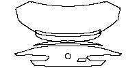 BMW 8 Series Gran Coupe 2019 - Trunk Lid (with M Carbon Exterior Package,with ''M8'' emblem)
