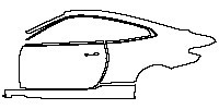 (left) Door+Side Skirt+Rear Fender