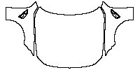 BMW 3 Series Sedan 2021 - Hood+Fender