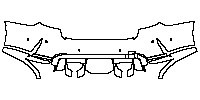 BMW 3 Series Sedan 2014 - Rear Bumper