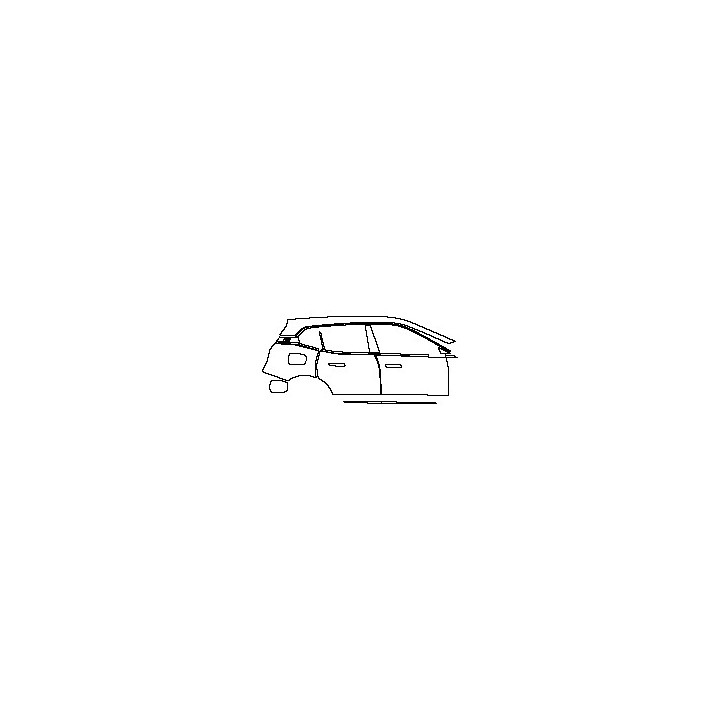 BMW iX Exterior 2021 - (right)Door+Side Skirt+Rear Fender
