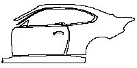 (left) Door+Side Skirt+Rear Fender