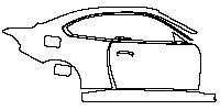 (right) Door+Side Skirt+Rear Fender