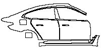 (right) Door+Side Skirt+Rear Fender