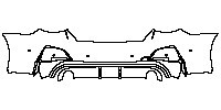 BMW 4 Series Gran Coupe 2014 - Rear Bumper