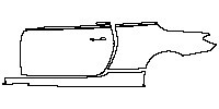 BMW 4 Series Convertible 2014 - (left)Door+Side Skirt+Rear Fender