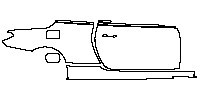 BMW 4 Series Convertible 2014 - (right)Door+Side Skirt+Rear Fender