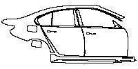 (right) Door+Rear Fender+Side Skirt