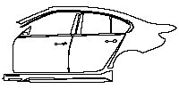 (left) Door+Rear Fender+Side Skirt