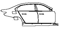 (right)Door+Side Skirt+Rear Fender
