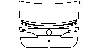 BMW i7 M Sport 2023 - Trunk Lid (with Spoiler , with ''I7'' , ''xDrive ##'' emblems)