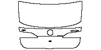 BMW i7 M Sport 2023 - Trunk Lid (without Spoiler,with ''i7'' , ''XDrive ##'' emblems)