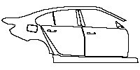 (right)Door+Side Skirt+Rear Fender