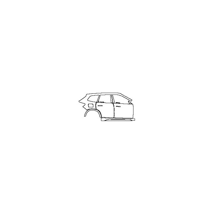 (right)Door+Side Skirt+Rear Fender