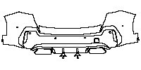 BMW iX1 Extended Wheelbase 2023 - Rear Bumper