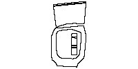 BMW i3 Interior 2023 - Center Console (for Right Hand Drive)