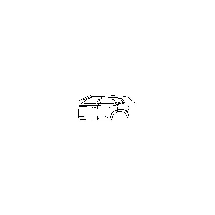 BMW XM Exterior 2023 - (left)Door+Side Skirt+Rear Fender