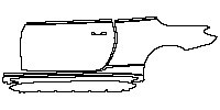 BMW 4 Series Convertible 2014 - (left) Door+Rear Fender+Side Skirt