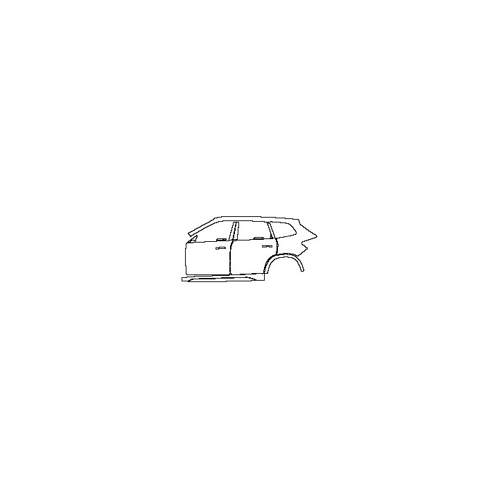 (left) Door+Rear Fender+Side Skirt