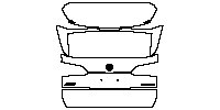 BMW X5 Standard Wheelbase 2014 - Trunk Lid (with ''X5'' ''xDrive 45e'' model emblem)