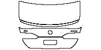 BMW i5 Exterior 2024 - Trunk Lid (with Spoiler , with ''i5'' , ''M60i'' emblms)