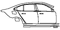 BMW i5 Exterior 2024 - (right) Door+Rear Fender+Side Skirt