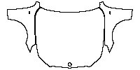 BMW i5 Exterior 2024 - Hood+Fender (with ''M'' emblem on fender)