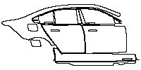 (right) Door+Rear Fender+Side Skirt