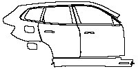 (right) Door+Rear Fender+Side Skirt