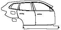 (right) Door+Rear Fender+Side Skirt