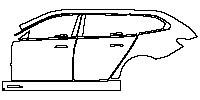(left) Door+Rear Fender+Side Skirt