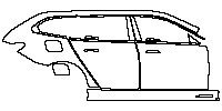 (right) Door+Rear Fender+Side Skirt