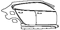 (right) Door+Rear Fender+Side Skirt