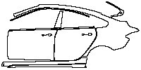 (left) Door+Rear Fender+Side Skirt