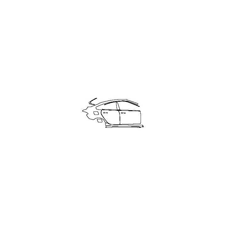 (right) Door+Rear Fender+Side Skirt