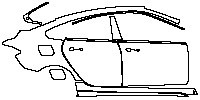 (right) Door+Rear Fender+Side Skirt