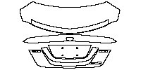 Cadillac CT5 (US) Exterior 2020 - Trunk Lid (With“CT5”“28T”“上汽通用”word mark)