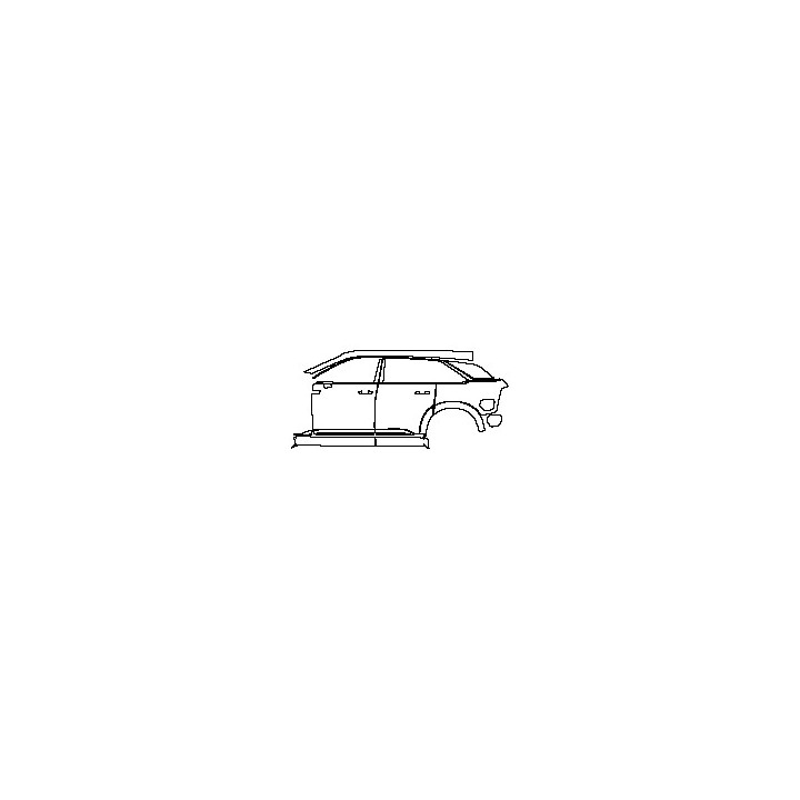 (left) Door+Rear Fender+Side Skirt